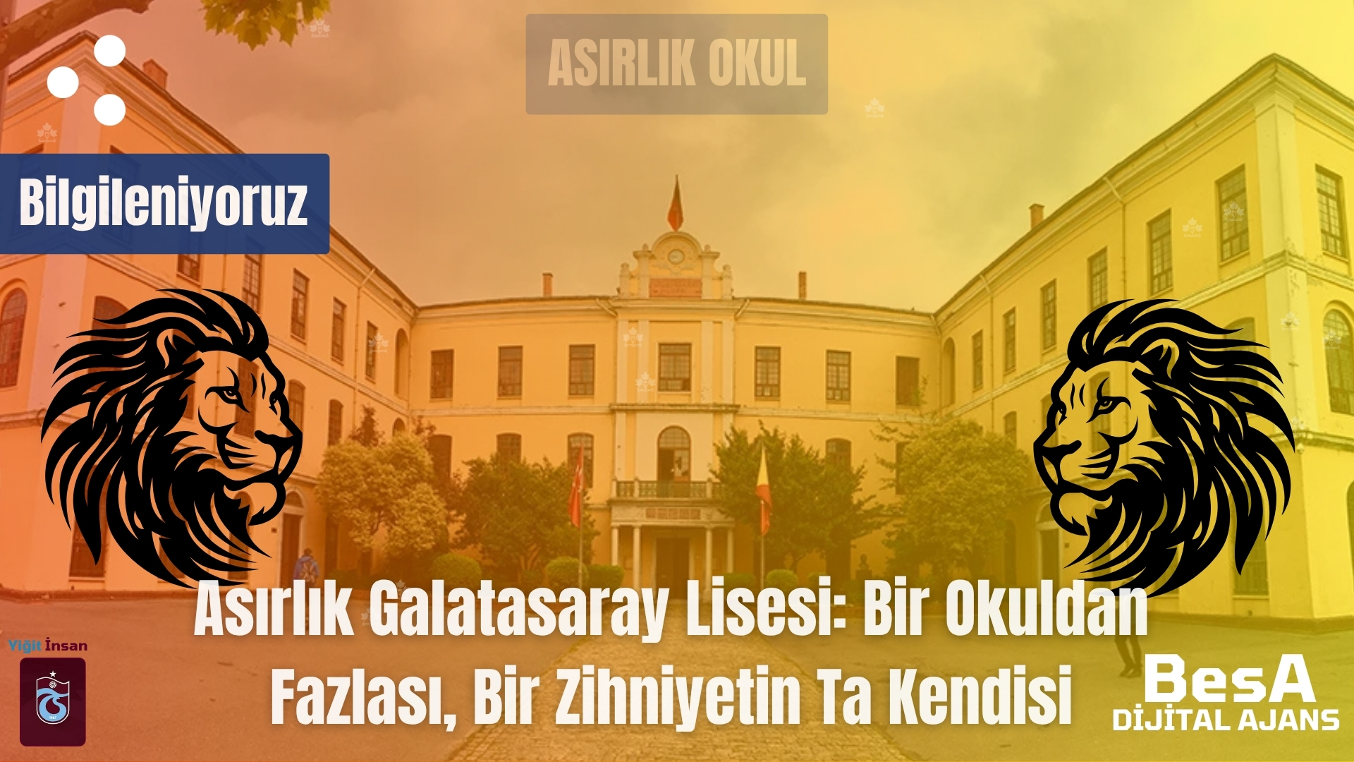 Asırlık Galatasaray Lisesi - Bir Okuldan Fazlasıdır. Bu okul bir okul değildir sadece. Asırlık kökleriyle istanbula sarılır.
