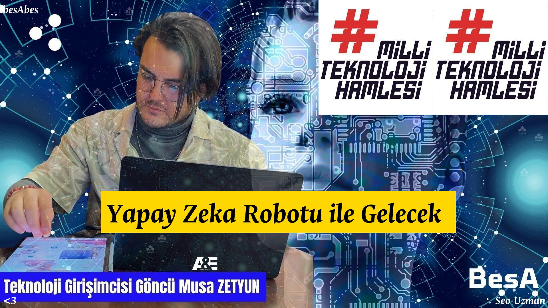 robotcu-yapay-zeka - Yapay Zeka Robotu ile Gelecek sahnede unutulmaz bir an yaşatıyor.