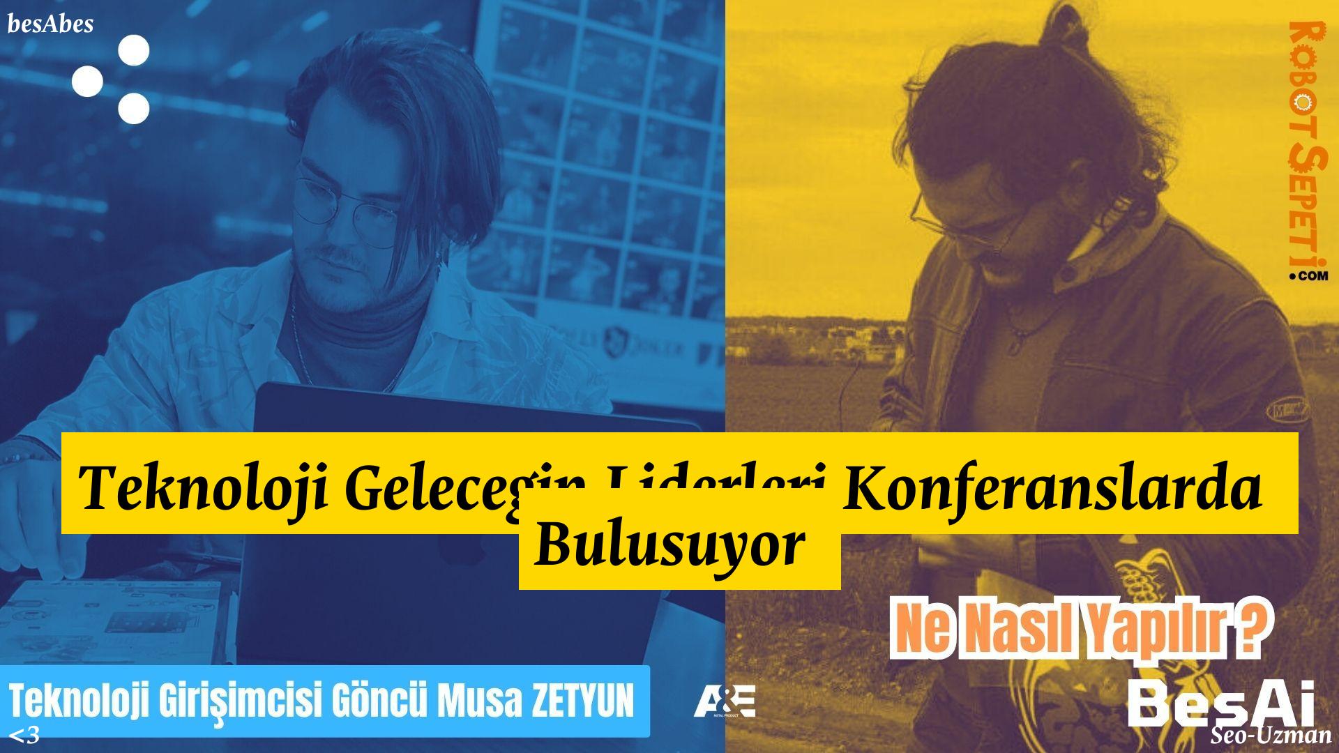 teknoloji ile geleceğin liderleri konferanslarda buluşuyor hakkında etkileyici bir görsel.