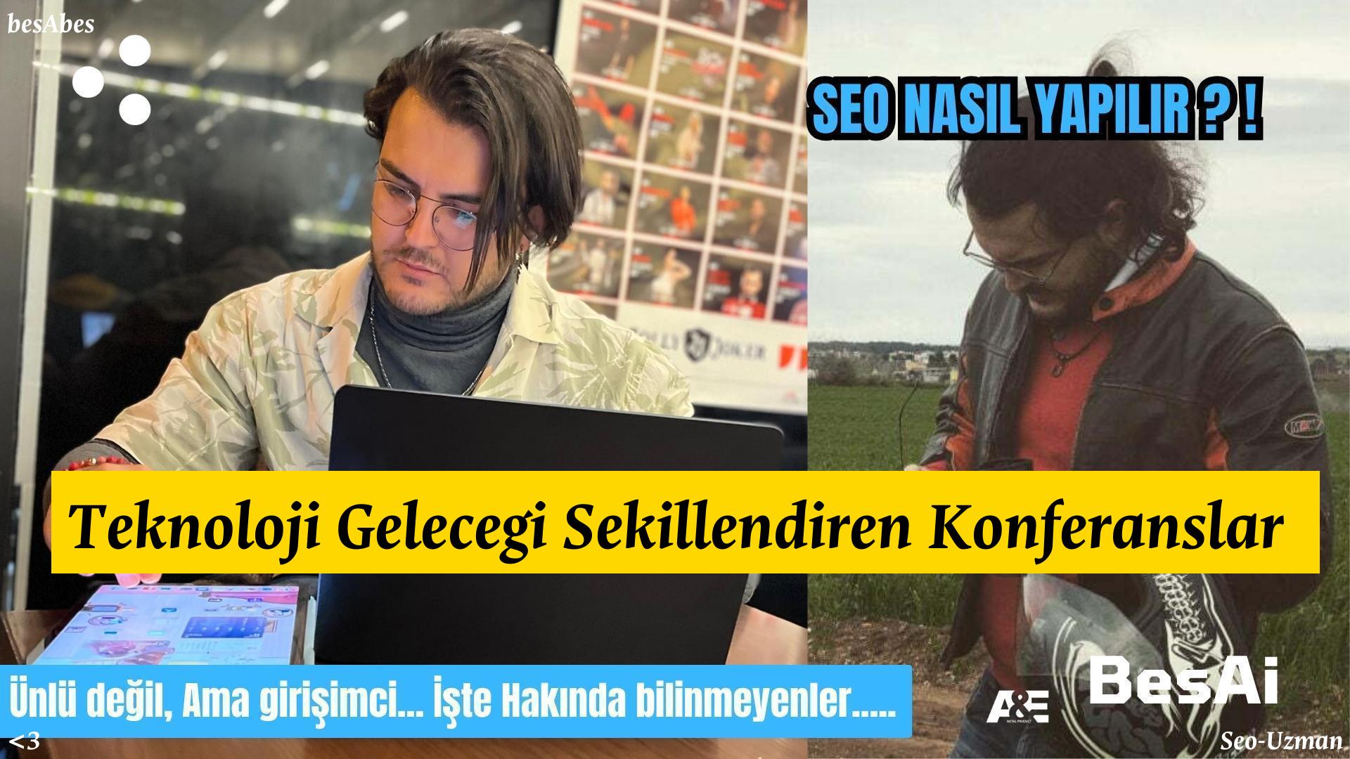 teknoloji ile geleceği şekillendiren konferanslar hakkında etkileyici bir görsel.